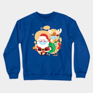 Masked Santa Claus Crewneck Sweatshirt